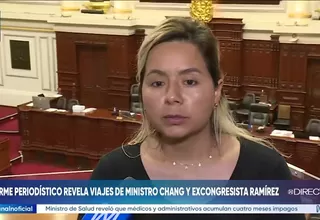 Ministro de Educación designó a Tania Ramírez en la Derrama Magisterial tras coincidir en viajes al extranjero