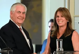 Rex Tillerson: "Reconocemos el liderazgo internacional del Perú"