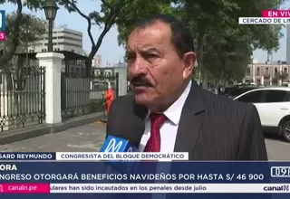 Reymundo: Beneficios navideños los decide solo la Mesa Directiva