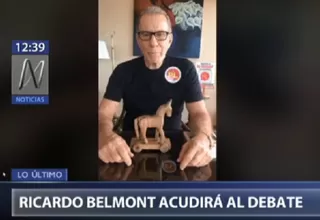 Ricardo Belmont va al debate: Hoy estaré ahí, me convencieron