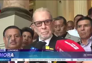 Ricardo Belmont: "El país necesita equilibrio de poderes" tras presentación de listas del Congreso