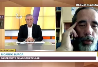 Burga insiste en que la actual Mesa Directiva del Congreso "debe dar un paso al costado"