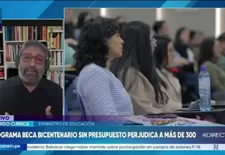 Ricardo Cuenca: Recorte de becas evidencia baja prioridad educativa