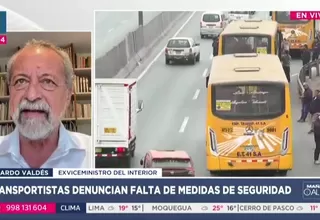 Ricardo Valdés: Ejecutivo carece de estrategia contra extorsiones