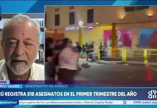 Ricardo Valdés: Estados de emergencia no son efectivos ante sicariato