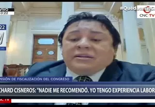 Richard Swing afirmó que no tiene ninguna relación con Martín Vizcarra