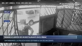 Rímac: Delincuentes asaltan a clientes dentro de restaurante, pero todo le salió mal a uno - Noticias de asaltan