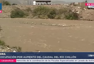 Río Chillón alcanzó umbral hidrológico rojo