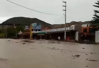 Río El Ingenio se desbordó en el kilómetro 420 de la Panamericana Sur