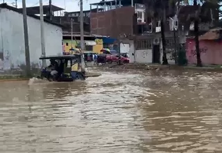 Río inunda valle de Tumbes y parte del barrio Bellavista