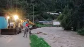 Río Palca se desborda e inunda carretera y áreas de cultivo en Tarma - Noticias de tarma
