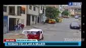 Roban celular a mujer en San Juan de Miraflores - Noticias de juan-reynoso