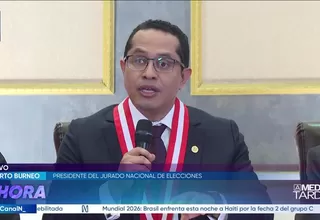 Roberto Burneo: El compromiso del JNE es acelerar los procesos