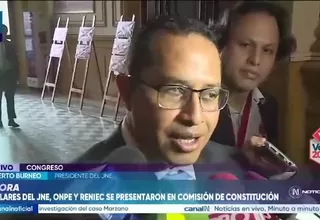 Roberto Burneo: “El JNE actuará con transparencia y objetividad”