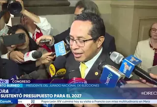Roberto Burneo: “El pleno del JNE tomará las decisiones” sobre Rafael López Aliaga