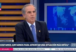 Roberto Chiabra critica falta de unidad política frente a crisis