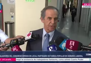 Roberto Chiabra critica uso de recursos del Congreso para actividades partidarias