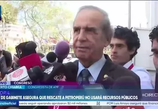 Roberto Chiabra cuestiona millonario respaldo financiero a Petroperú