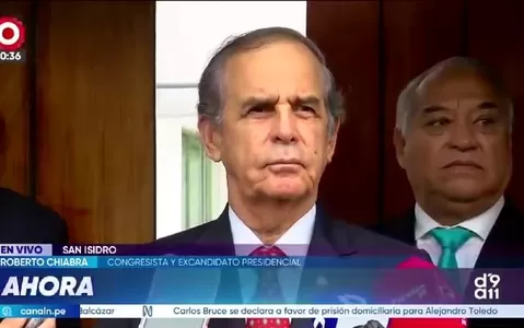 Roberto Chiabra rechaza indulto a Pedro Castillo: "Están comparando un delito de golpe de Estado como si fuera un robo de celulares"