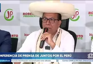 Roberto Sánchez asegura que no reconocerá gobierno de Keiko Fujimori