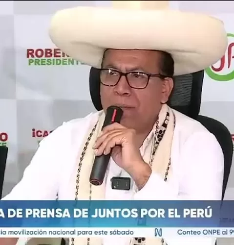 Roberto Sánchez asegura que no reconocerá gobierno de Keiko Fujimori