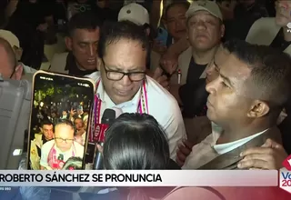 Roberto Sánchez: Claro que vamos a respetar los resultados
