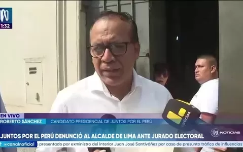 Roberto Sánchez cuestionó a Renzo Reggiardo por presunta falta de neutralidad