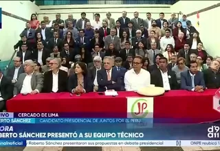 Roberto Sánchez presentó nuevo plan de gobierno que contradice el primero