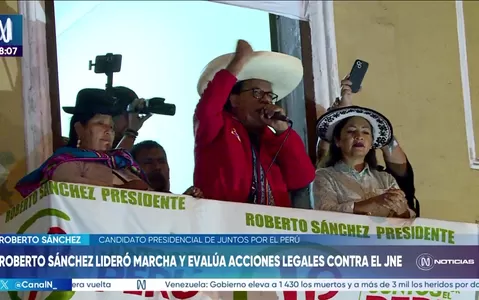 Roberto Sánchez evalúa acciones legales contra el JNE