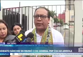 Roberto Sánchez ratifica marcha y pide transparencia electoral