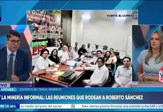 “Roberto Sánchez representa políticamente a la minería informal”, afirma Iván Arenas