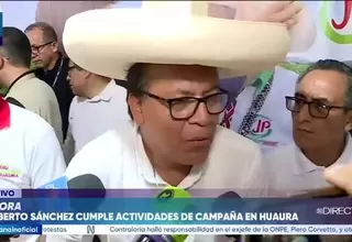 Roberto Sánchez sobre aporte de votos de Antauro Humala en primera vuelta: “Son palabras excesivas”