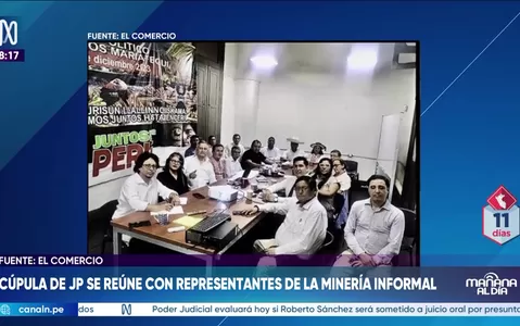 Roberto Sánchez se reunió con gremio de minería informal