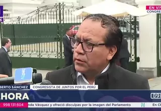 Roberto Sánchez sobre Lucinda Vásquez: Son acciones indefendibles que no se pueden tolerar