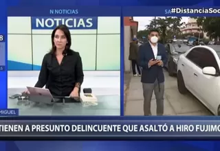 Asalto a Hiro Fujimori: Policía detiene a uno de los presuntos autores del robo