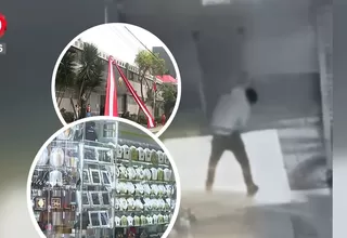 Delincuente robó joyería en Miraflores a una cuadra de la comisaría y serenazgo