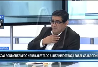 Rodríguez Monteza: "El informe es una ligereza que ha tomado dichos de terceros"