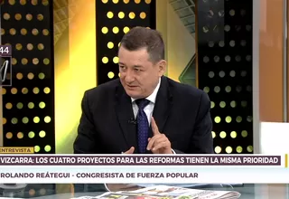 Rolando Reátegui presenta proyecto sobre bicameralidad y voto voluntario