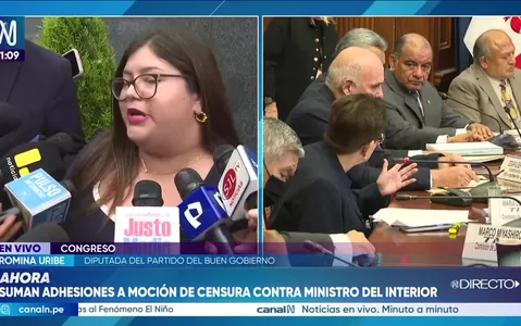 Romina Uribe respalda censura contra César Astudillo y exige una estrategia contra la inseguridad