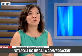 Romy Chang: "Otárola no se ha dado cuenta de sus declaraciones"