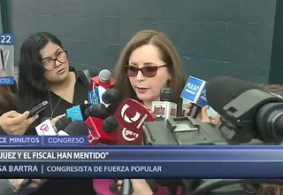 Rosa Bartra: "Keiko Fujimori no está presa por lavado de activos"