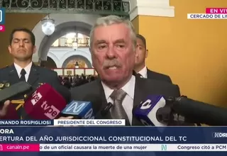 Rospigliosi: Ley de lesa humanidad debe aplicarse sin excepciones