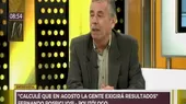 Rospigliosi: No se entiende cómo gobierno de Vizcarra comete tantos errores - Noticias de cometa