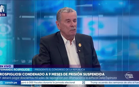Fernando Rospigliosi rechaza sentencia y se reafirma en sus declaraciones