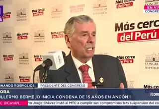 Rospigliosi señala que Mesa Directiva esperará notificación judicial antes de decidir por caso Bermejo