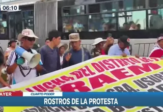 Los rostros detrás de las manifestaciones que exigen la salida del Gobierno y el adelanto de elecciones