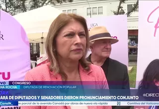 Roxana Rocha considera que el Congreso debe definir límites entre el Senado y Diputados