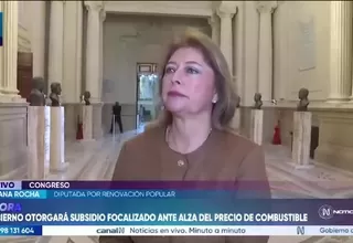 Roxana Rocha respalda subsidio a transportistas, pero advierte impacto en la caja fiscal