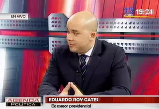 Roy Gates aseguró que no salió del Gobierno para defender a Nadine Heredia