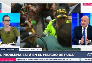 Roy Gates: Vizcarra puede fugar si no se dicta prisión preventiva